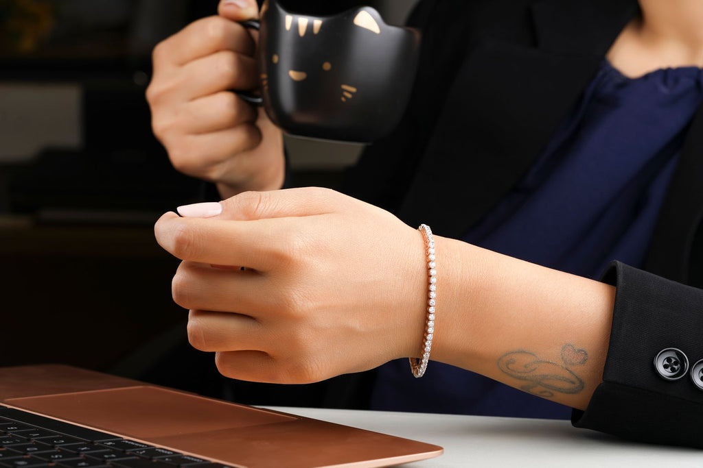 Rose Gold Promise Ring - Babe Carat preview product image 2