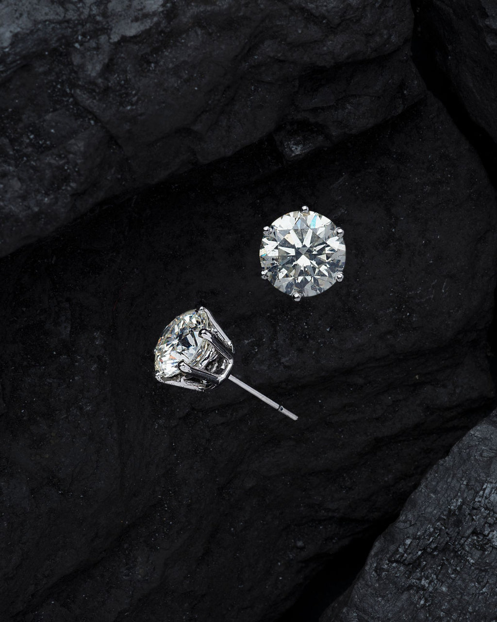Rose Gold Diamond Ear Climbers - Babe Carat preview product image 2