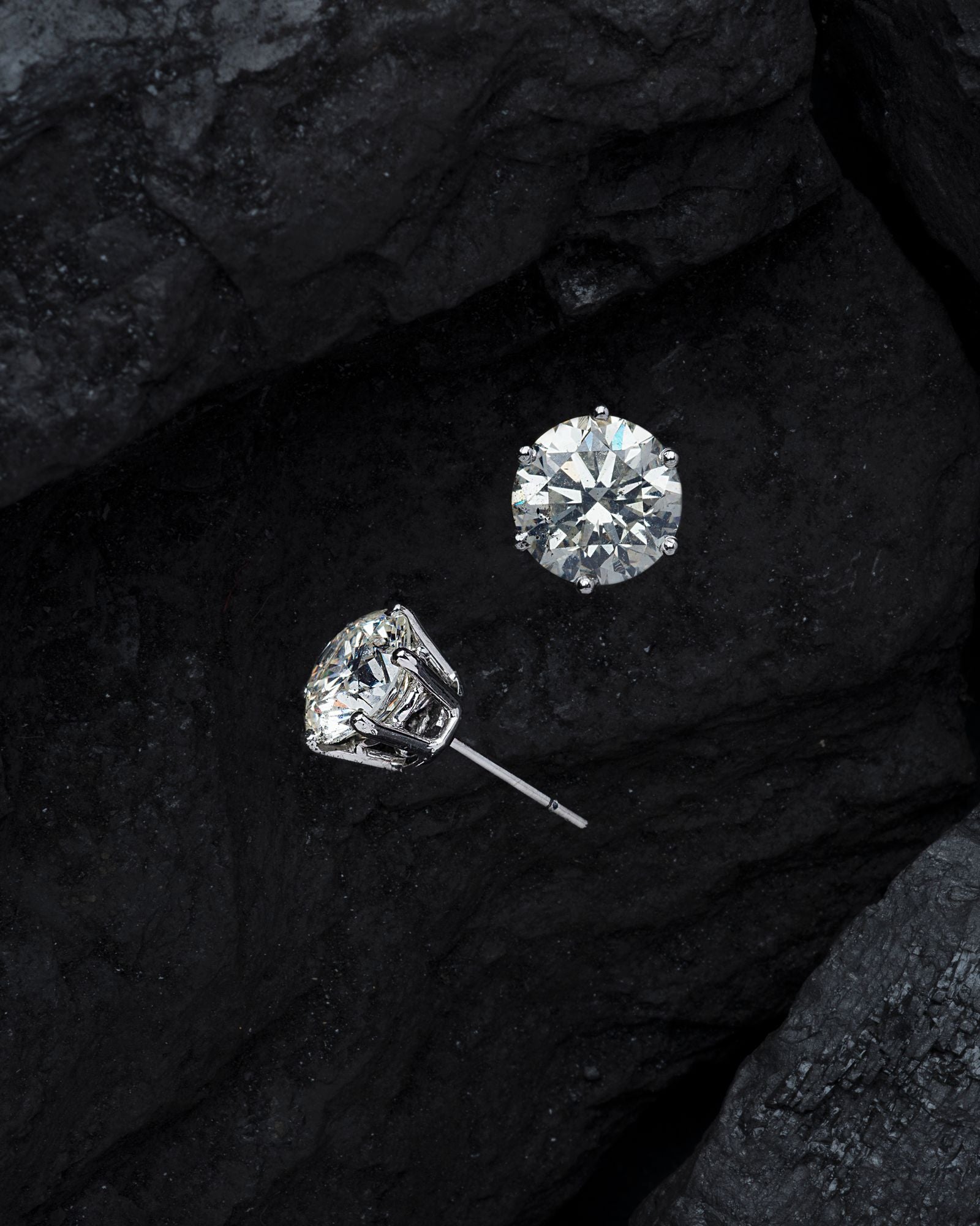 Rose Gold Diamond Ear Climbers - Babe Carat preview product image 2