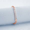Rose Gold Diamond Bracelet - Babe Carat preview product image 1